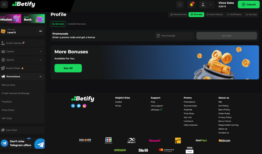 Betify Casinospel